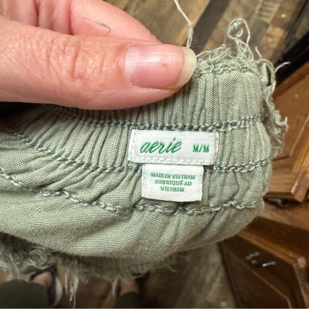 Aerie tiered Sage Green Skirt - Picture 5 of 5